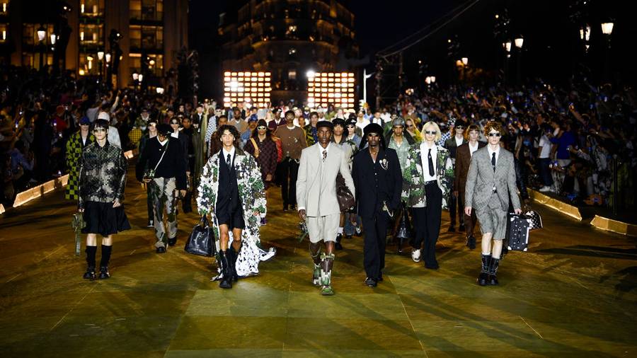 Pharrell Williams stages Louis Vuitton debut on Pont Neuf