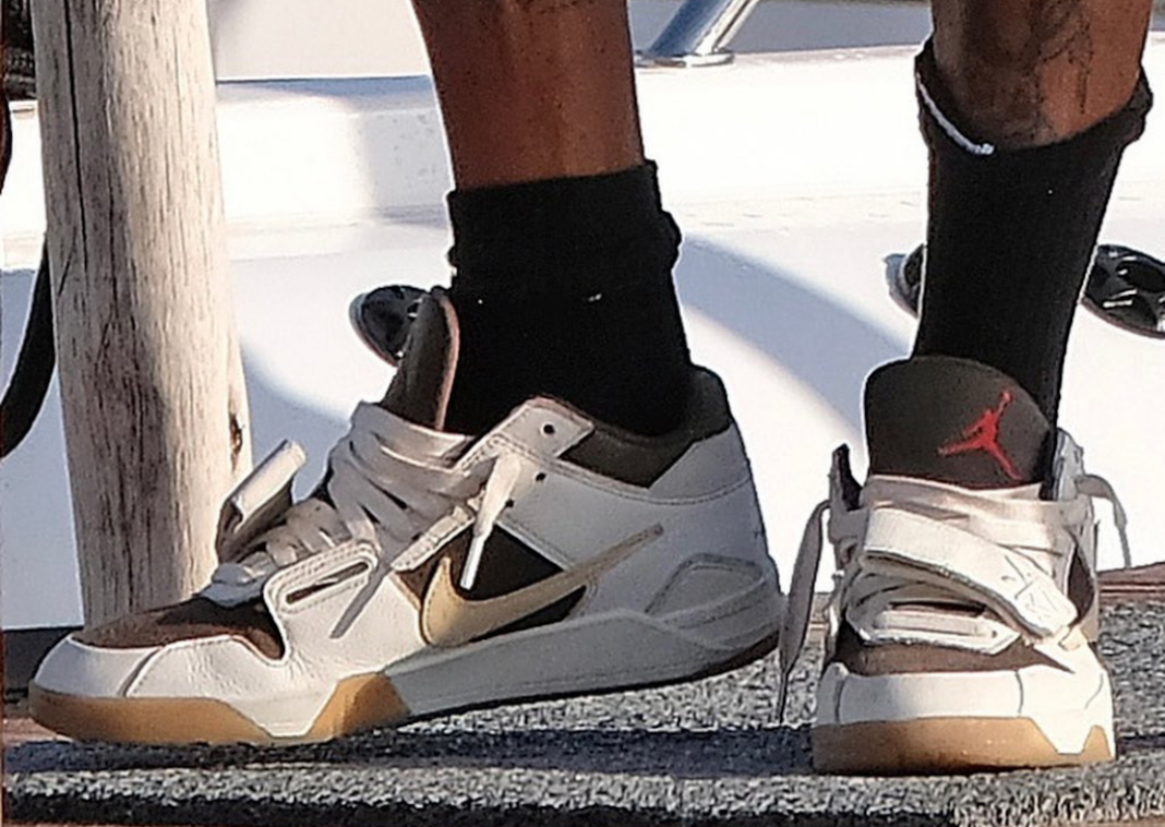 SPOTTED: Travis Scott Wearing Unreleased Nike Air Jordan 1 Low