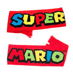 Super Mario Logo Knitted Scarf
