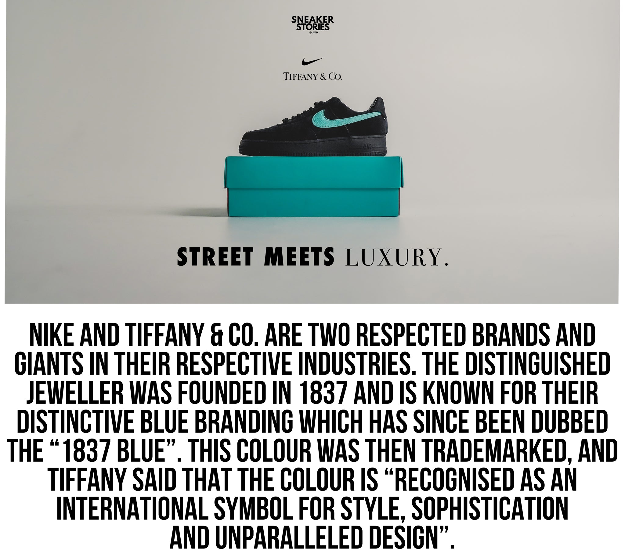 encuentro perspectiva Víspera de Todos los Santos Two Iconic Brands Unite: Nike and Tiffany Join Forces Again – Story Cape  Town