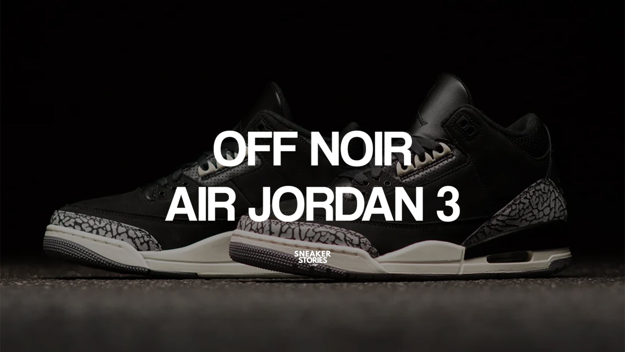 Jordan JORDAN 3 RETRO Of Noir Black