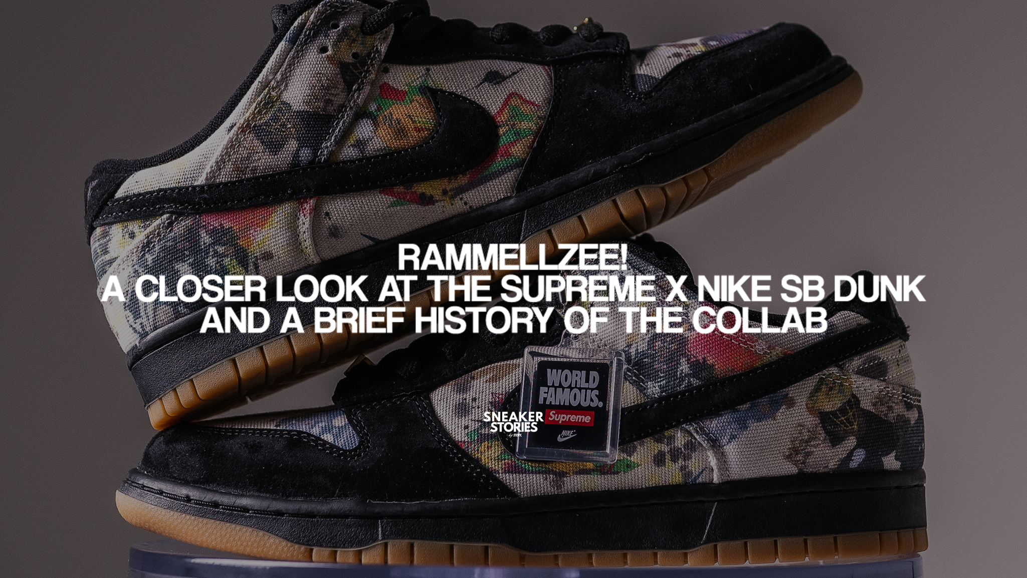 Rammellzee! A closer look at the Supreme x Nike SB dunk and a