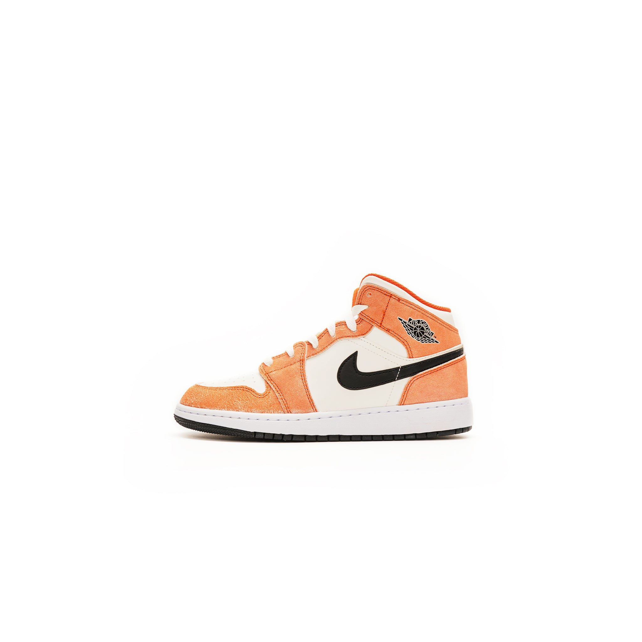 Jordan 1 Mid SE Orange Suede (GS)