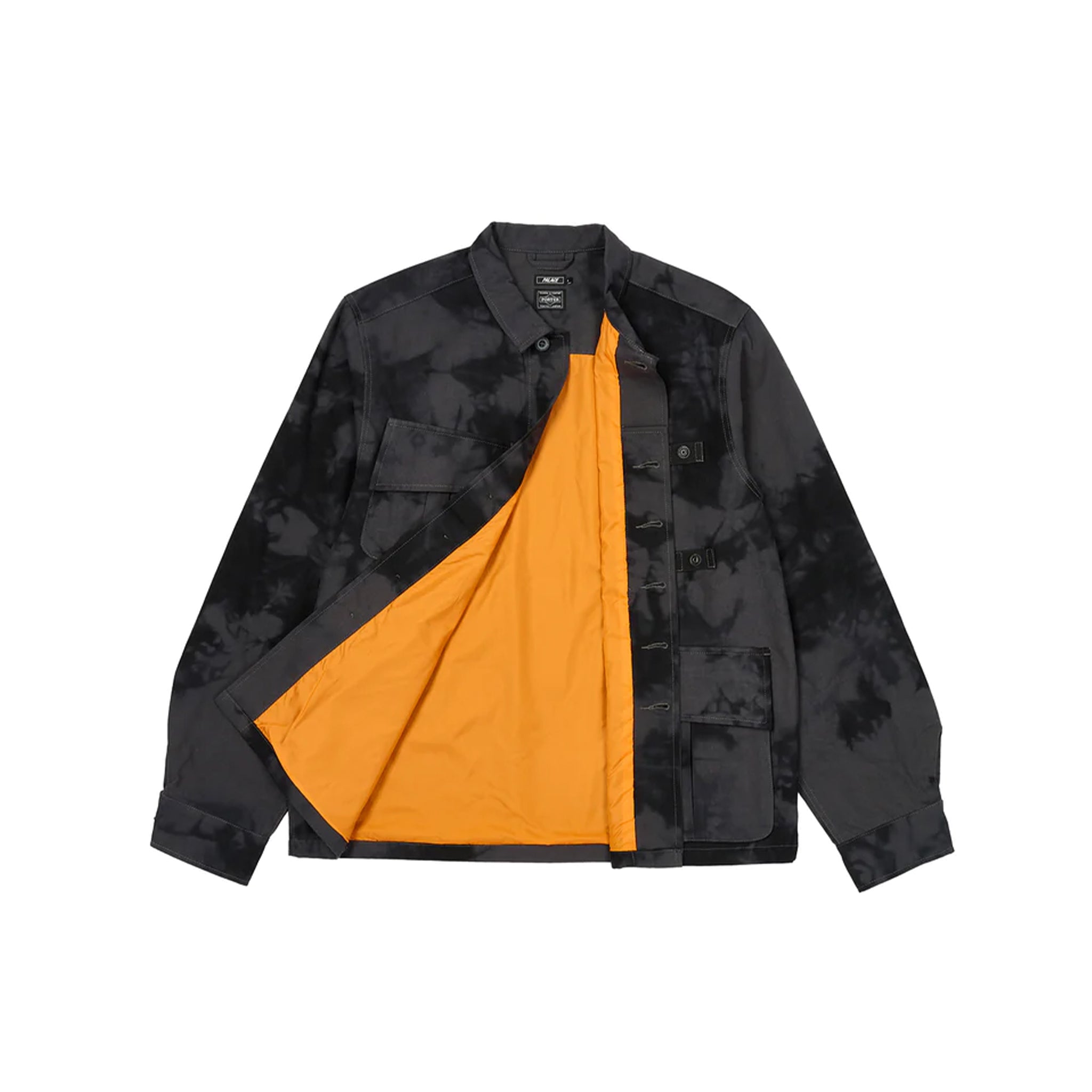 Palace x Porter Pocket Bag Jacket Black Wave Dye – Story Cape Town