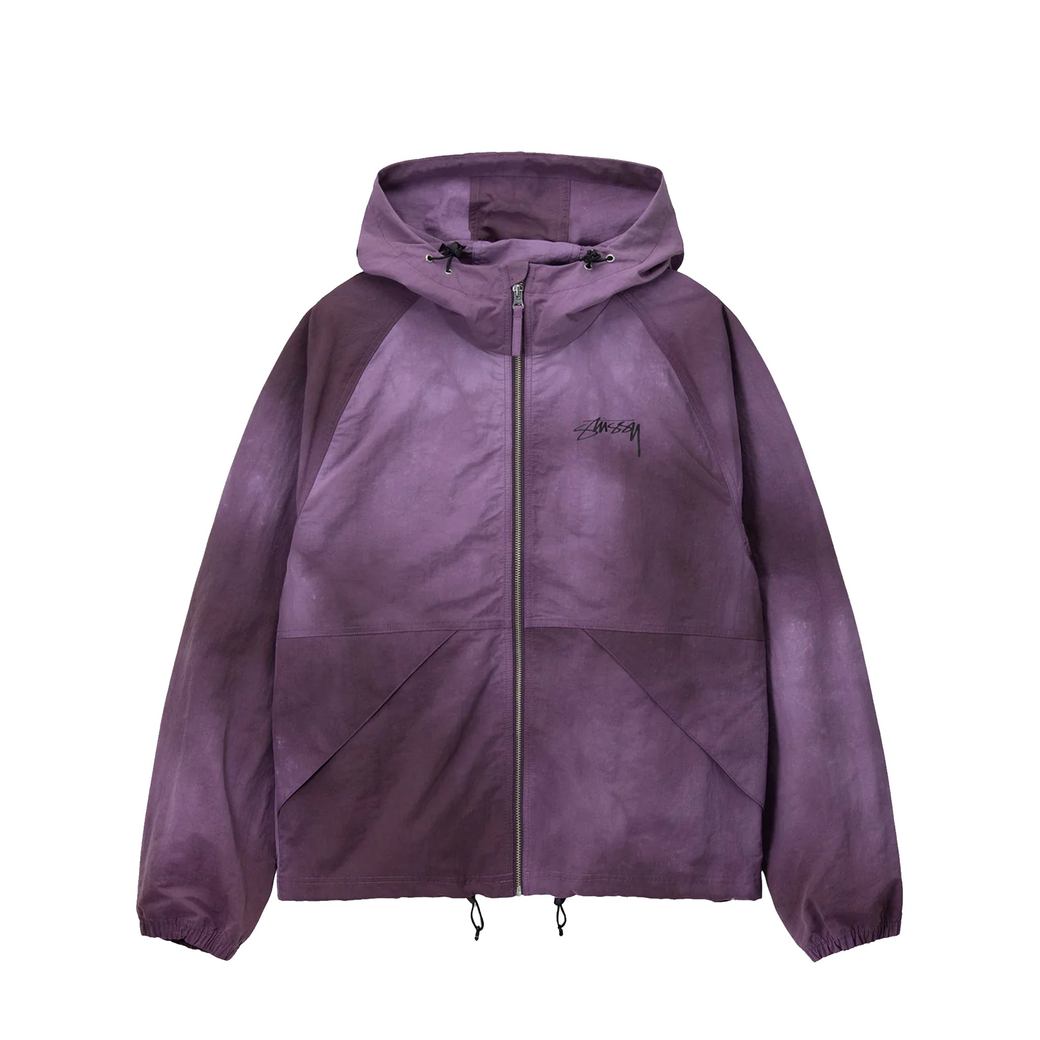 Stussy WAVE DYE BEACH SHELL PURPLE - アウター