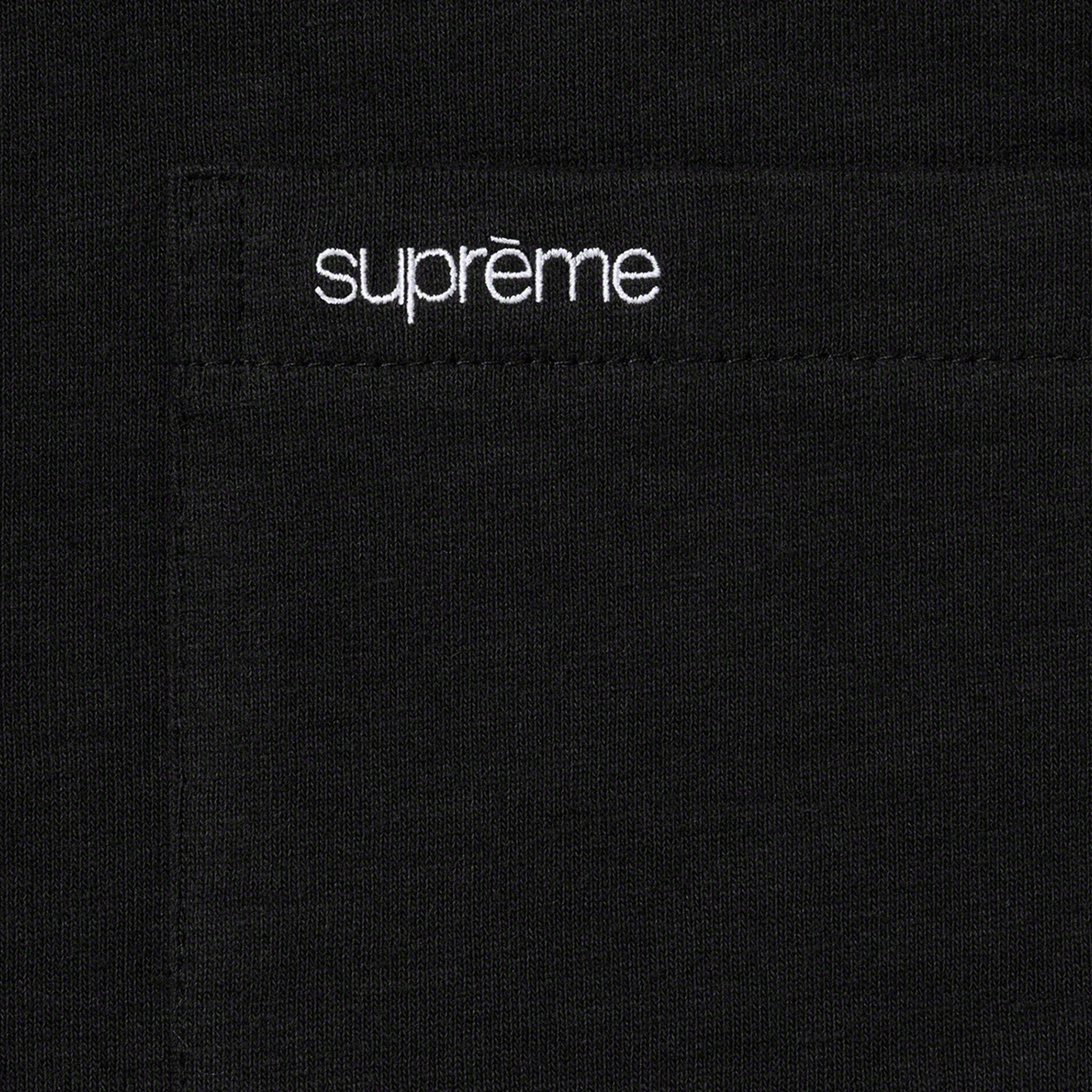 Supreme S/S Pocket Tee Black