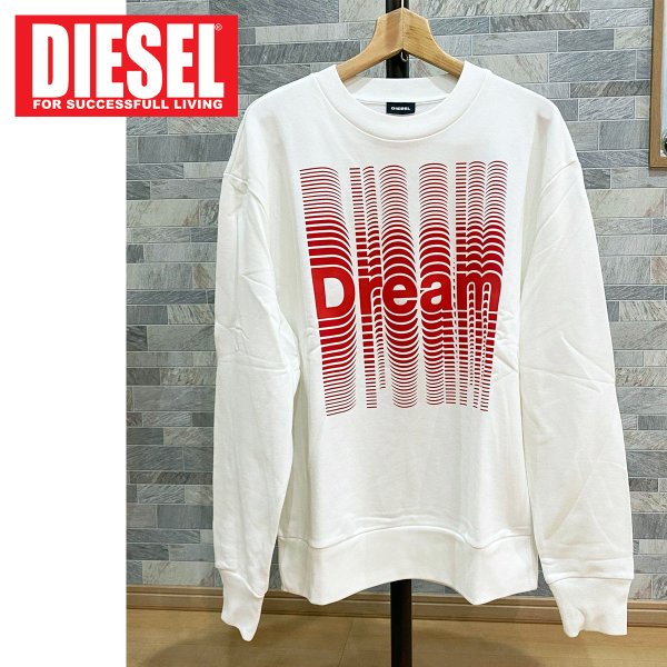 DIESEL ディーゼル Vネックスウェットプルオーバー | www.alamalclinic.com