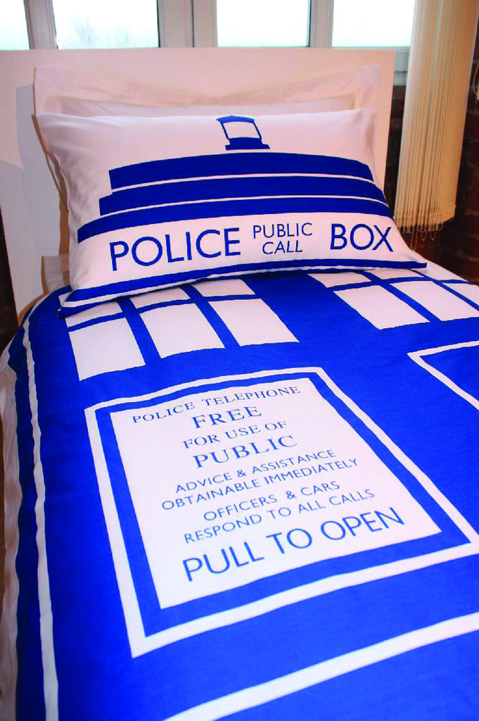 Dr Who Tardis Single Duvet Set Love Roobarb