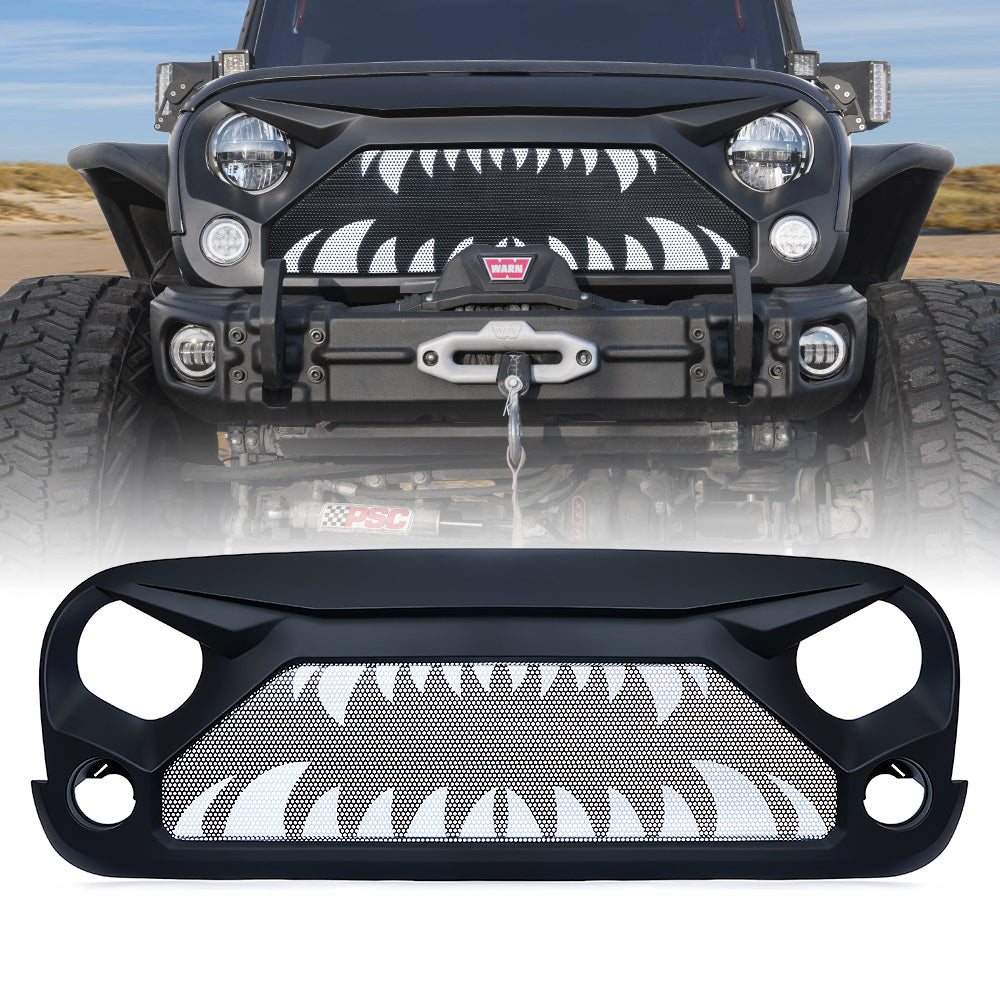 Gladiator Grille with Steel Mesh for Jeep Wrangler JK | Xprite USA
