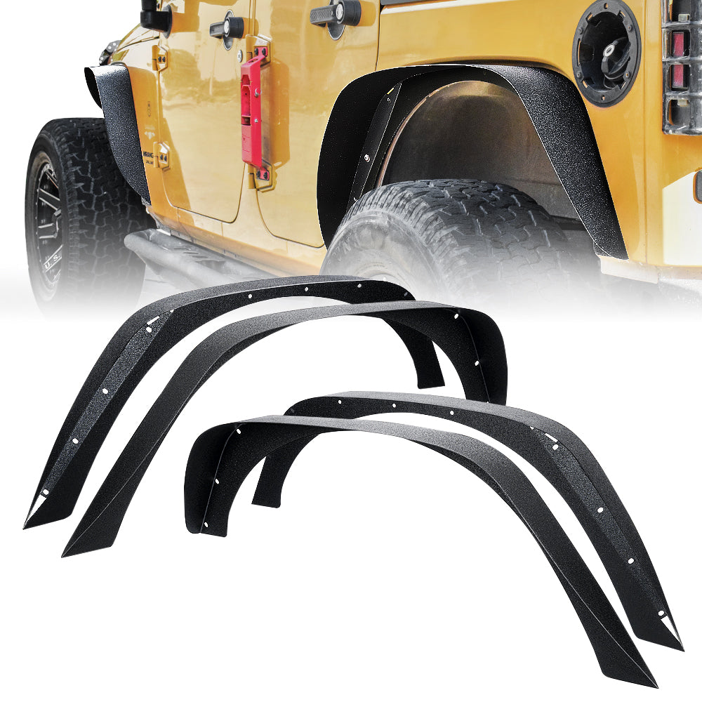 Steel Fender Flare Kit for Jeep Wrangler JK Grind Series | Xprite USA