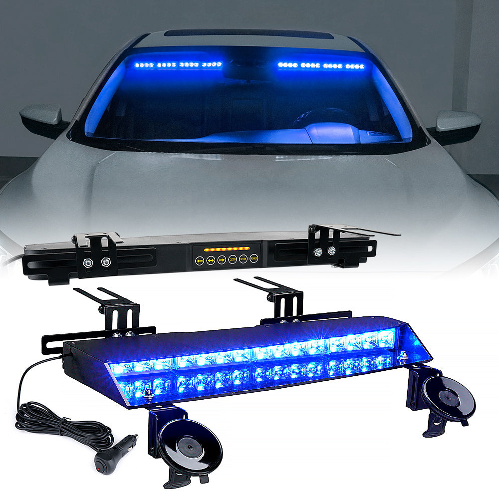 blue led flashing lights for cars