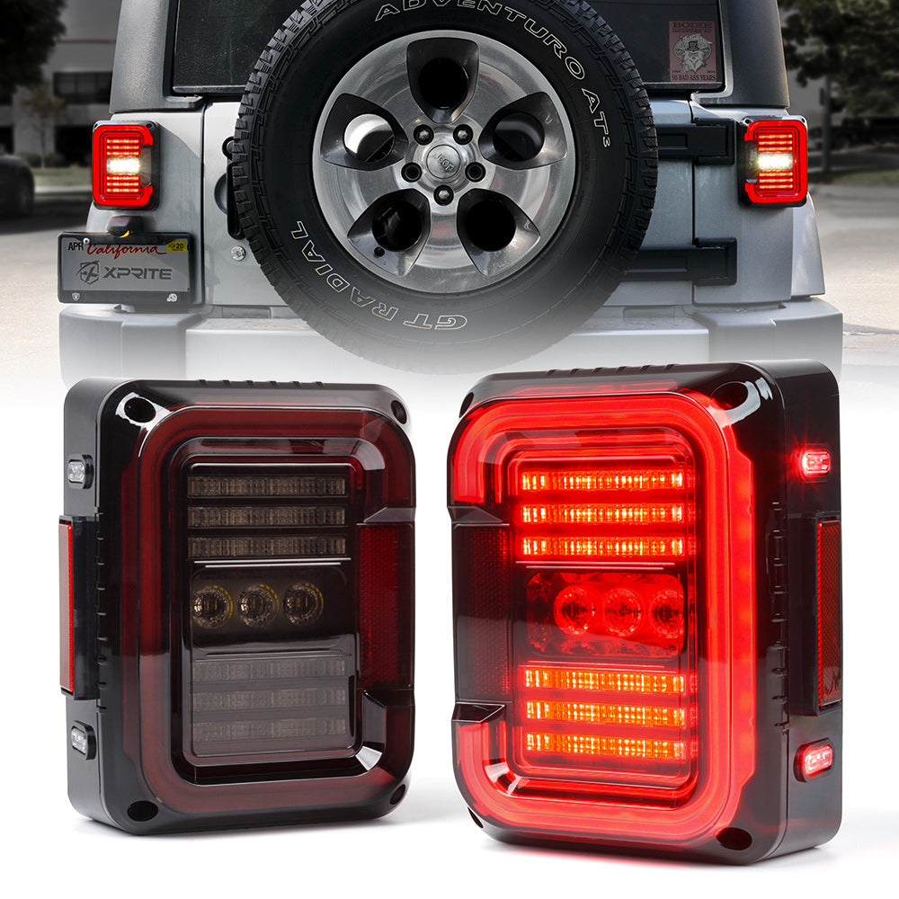 2007-2018 Jeep Wrangler JK LED Tail Lights