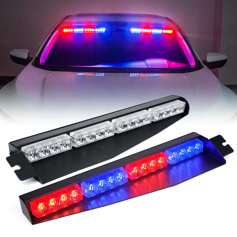 red and blue strobe lights for cars