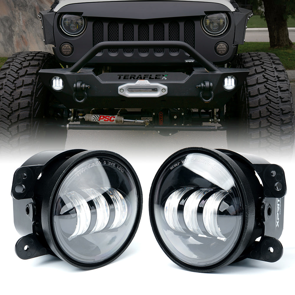 Jeep Wrangler LED Fog Lights for JK/JL/JT