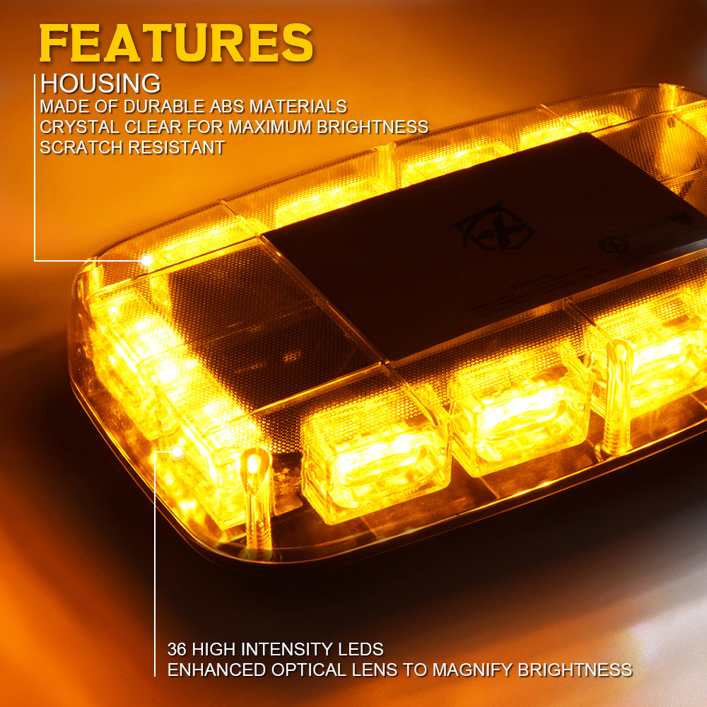 mini amber led strobe lights