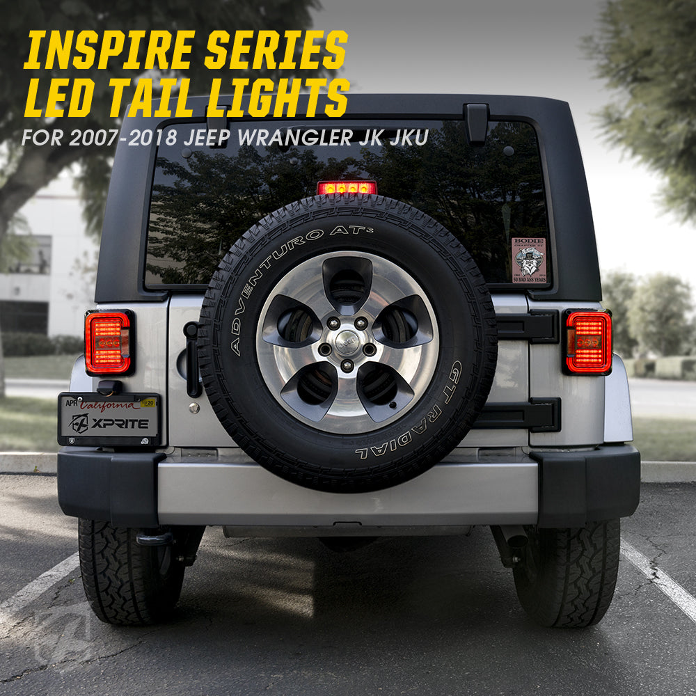2007-2018 Jeep Wrangler JK LED Tail Lights