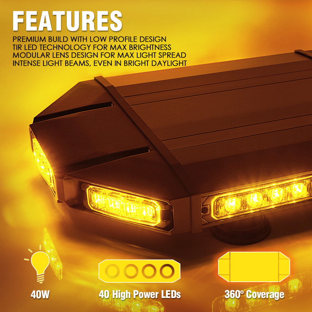 mini amber led strobe lights