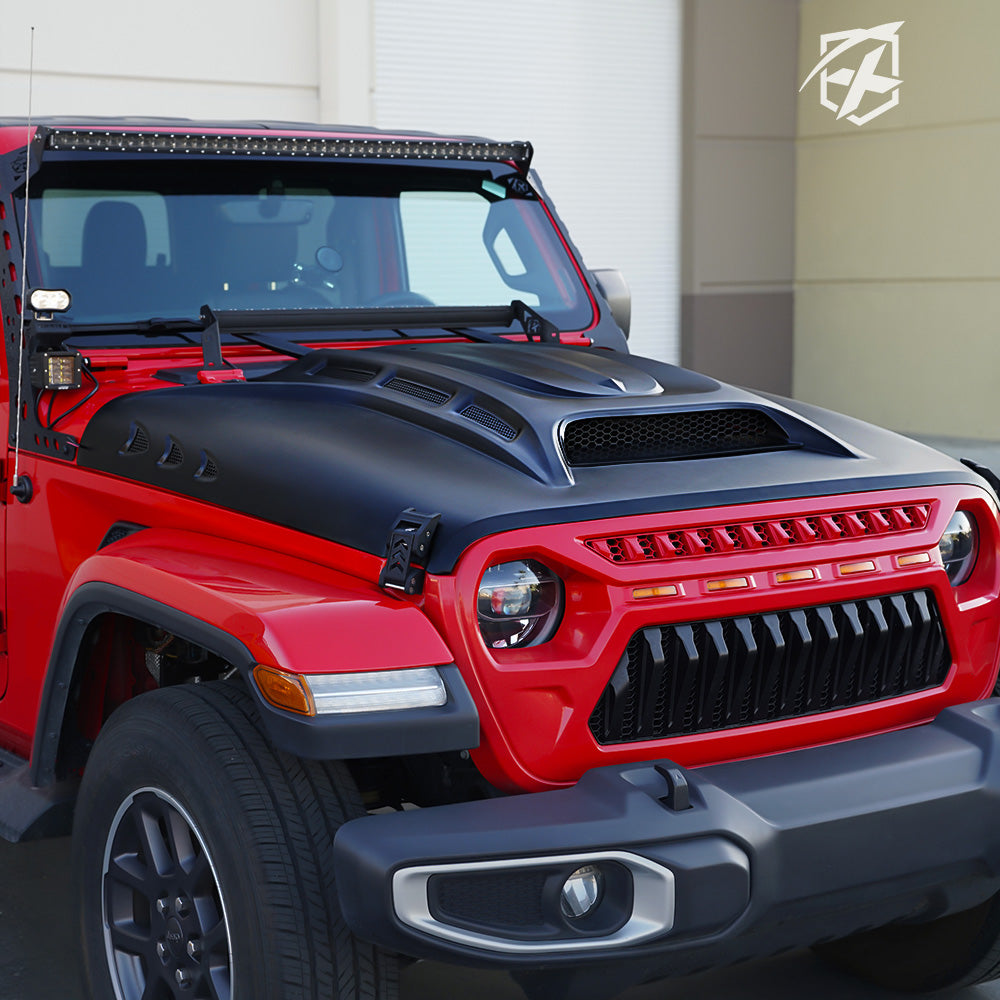 2018+ Jeep Wrangler JL, Gladiator JT Lightweight Stamped Hood