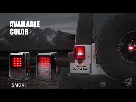 2007-2018 Jeep Wrangler JK LED Tail Lights | Bold Series