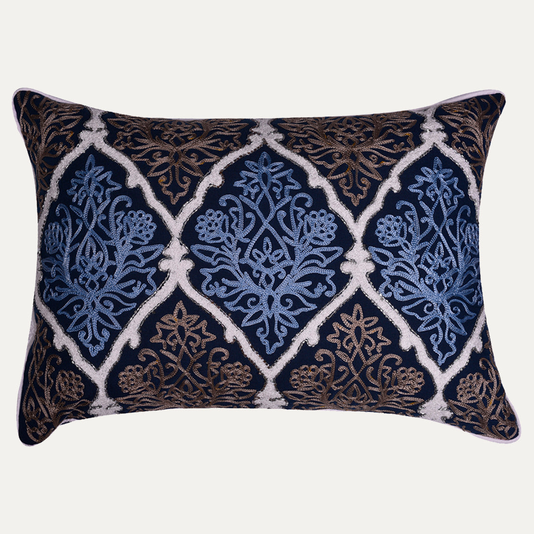 Navy Blue Throw Pillow Covers - Set of 2 and 4, 18 x 18 Inches Set of 2