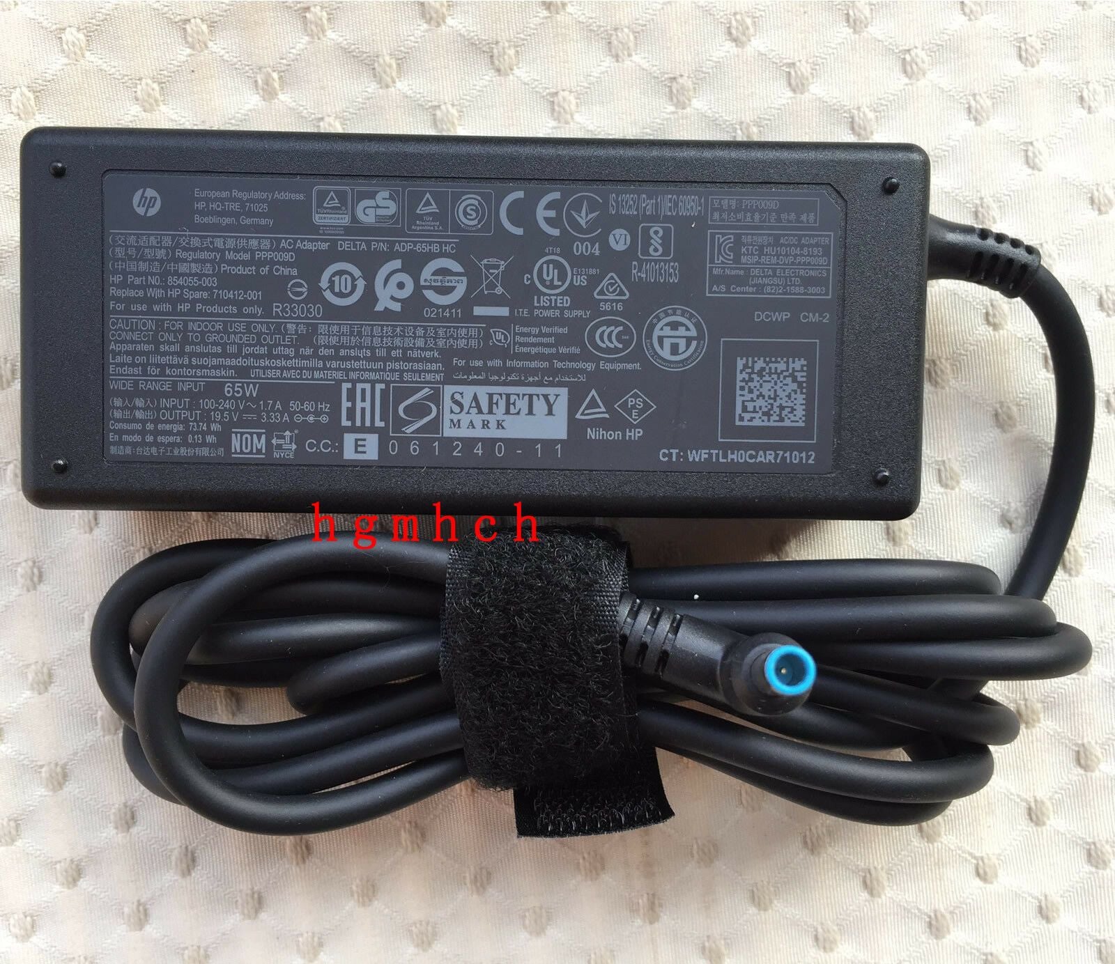 Original Oem Hp 65w Ac Adapter For Hp Pavilion 14 Ba125cladp 65hb Hc 5296