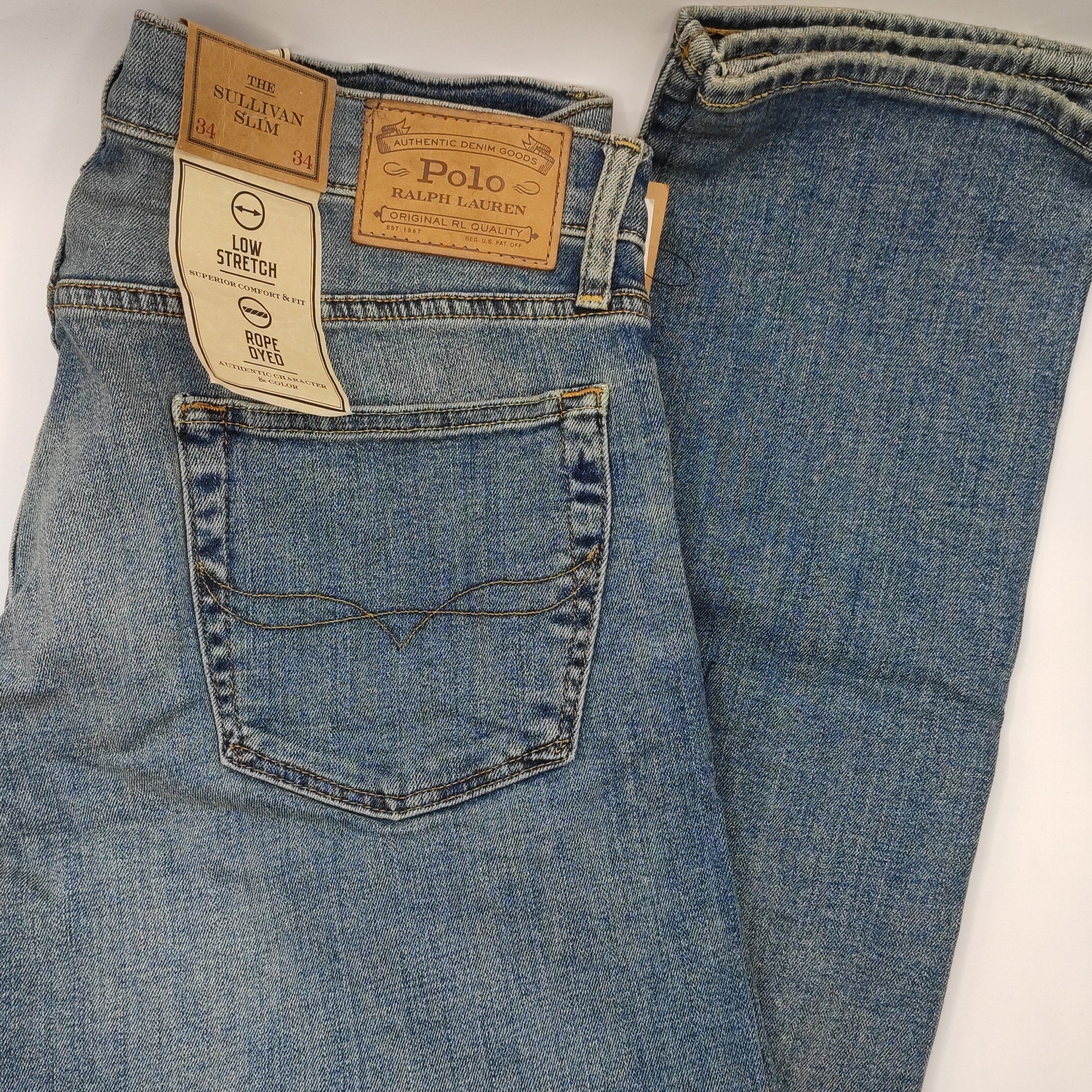 Polo Ralph Lauren Sullivan Slim Rope Dyed Jeans W34 L34 | D&D Moda