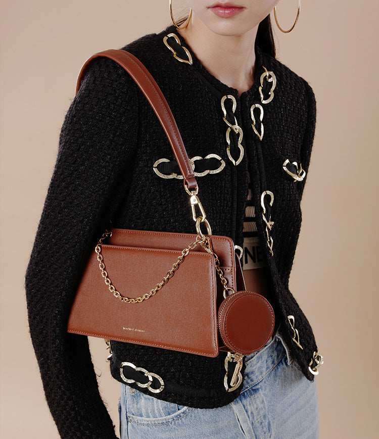 Nina Genuine Leather Shoulder Bag