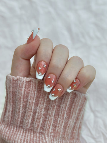 french tip nails