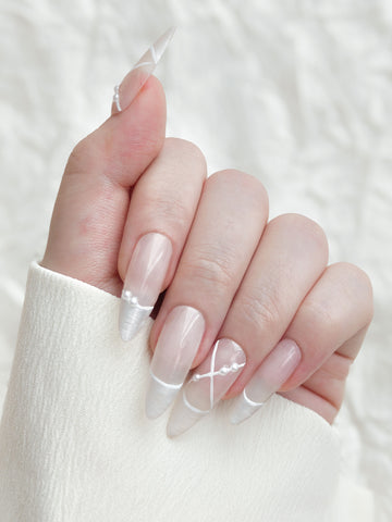 2024 nail trends: Geometric press on nails