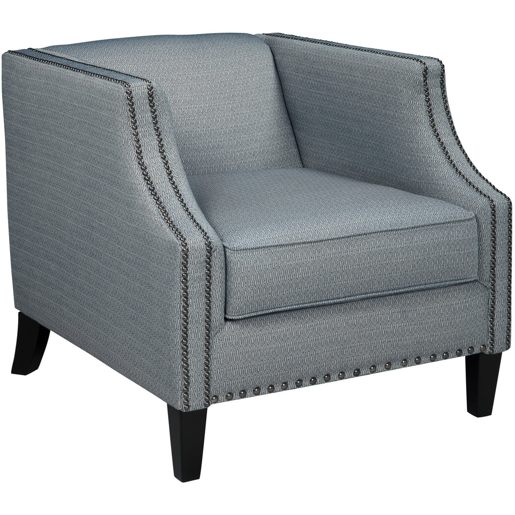 gilmer gunmetal accent chair