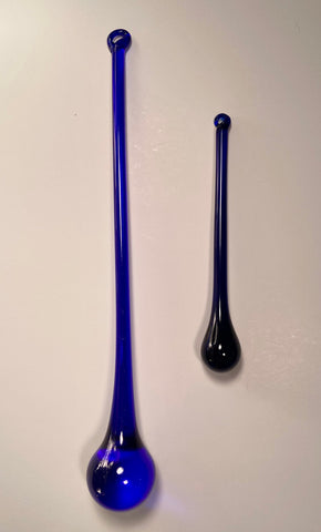 Blue Cobalt Glass Drop