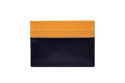 Personalisation Ettinger Page 3 Onlybrown - bridle hide flat card case navy personalisation