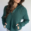 Full Length Cozy Up 1/2 Zip Sweatshirt