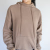 Sudadera con capucha unisex con cuello vuelto acogedor