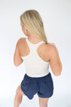 Restore Ribbed Comfort Tank w/ Built in Bra