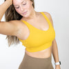 Vixen V-Neck Sports Bra with Strappy Back Detail - A-D Cup | SALE