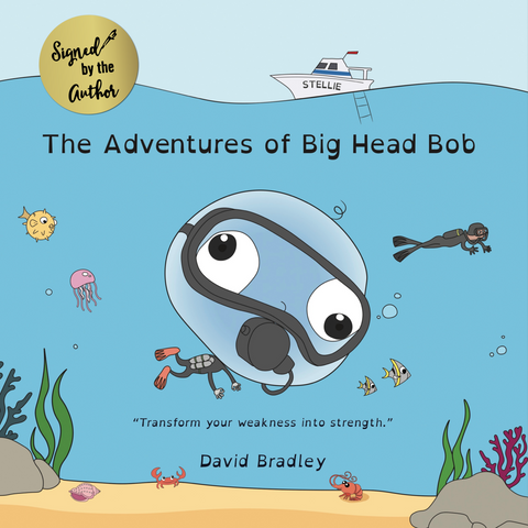 The Adventures of Big Head Bob, children's book about mental health