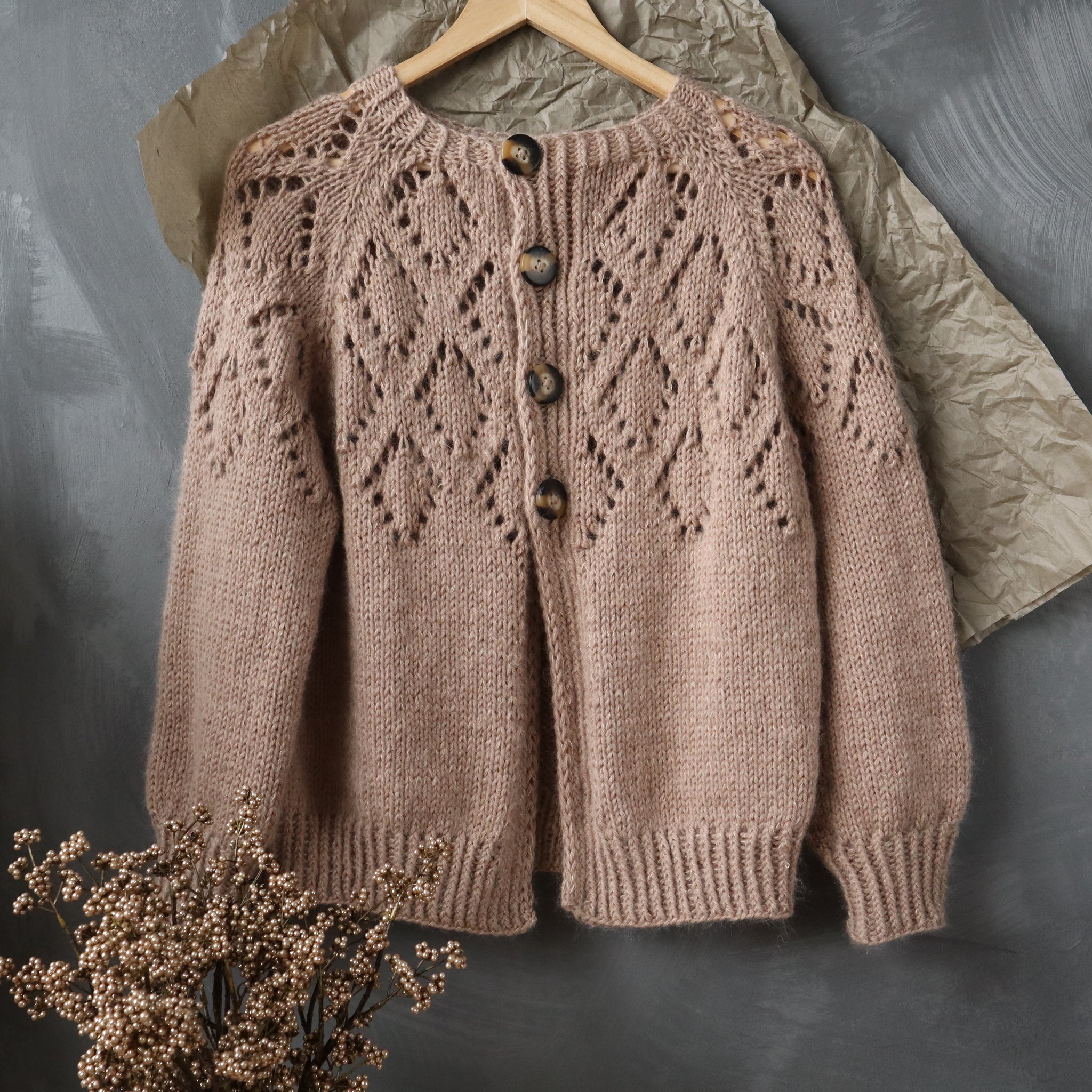 EVA Cardigan Stroff Knitting