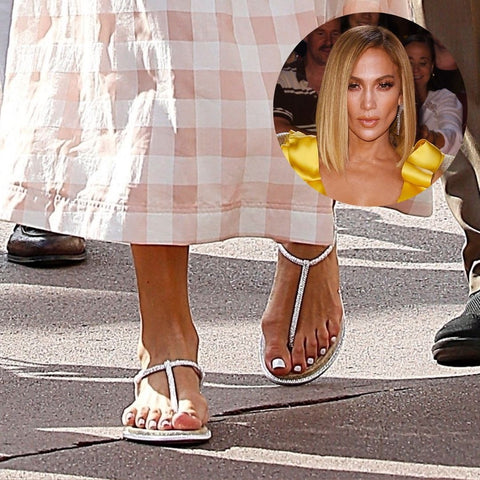 celebrities with bunions jennifer lopez feet