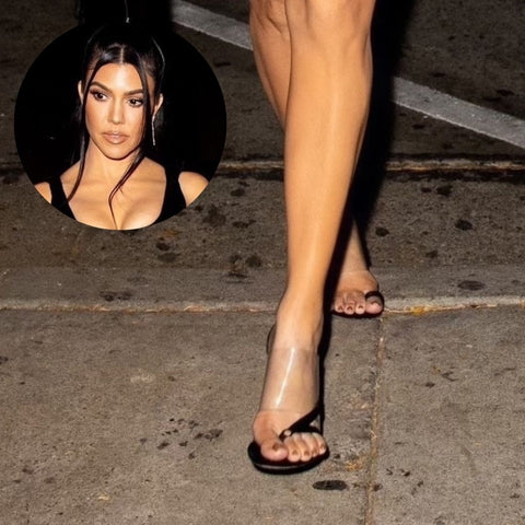 celebrities with bunions kourtney kardashian feet