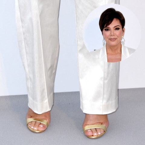 celebrities with bunions kris jenner feet