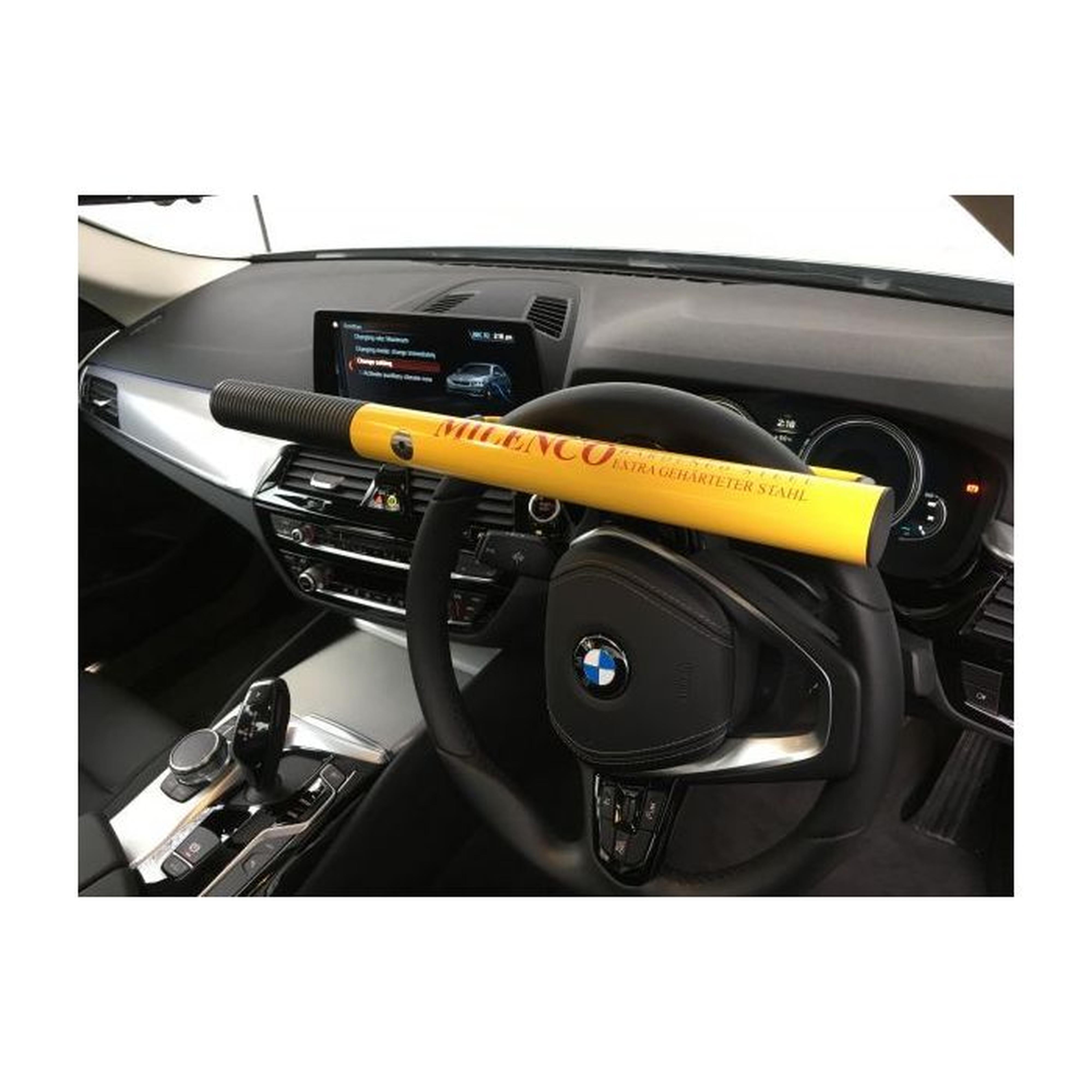 Milenco High Security Steering Wheel Lock Soft Pads from Jacksons