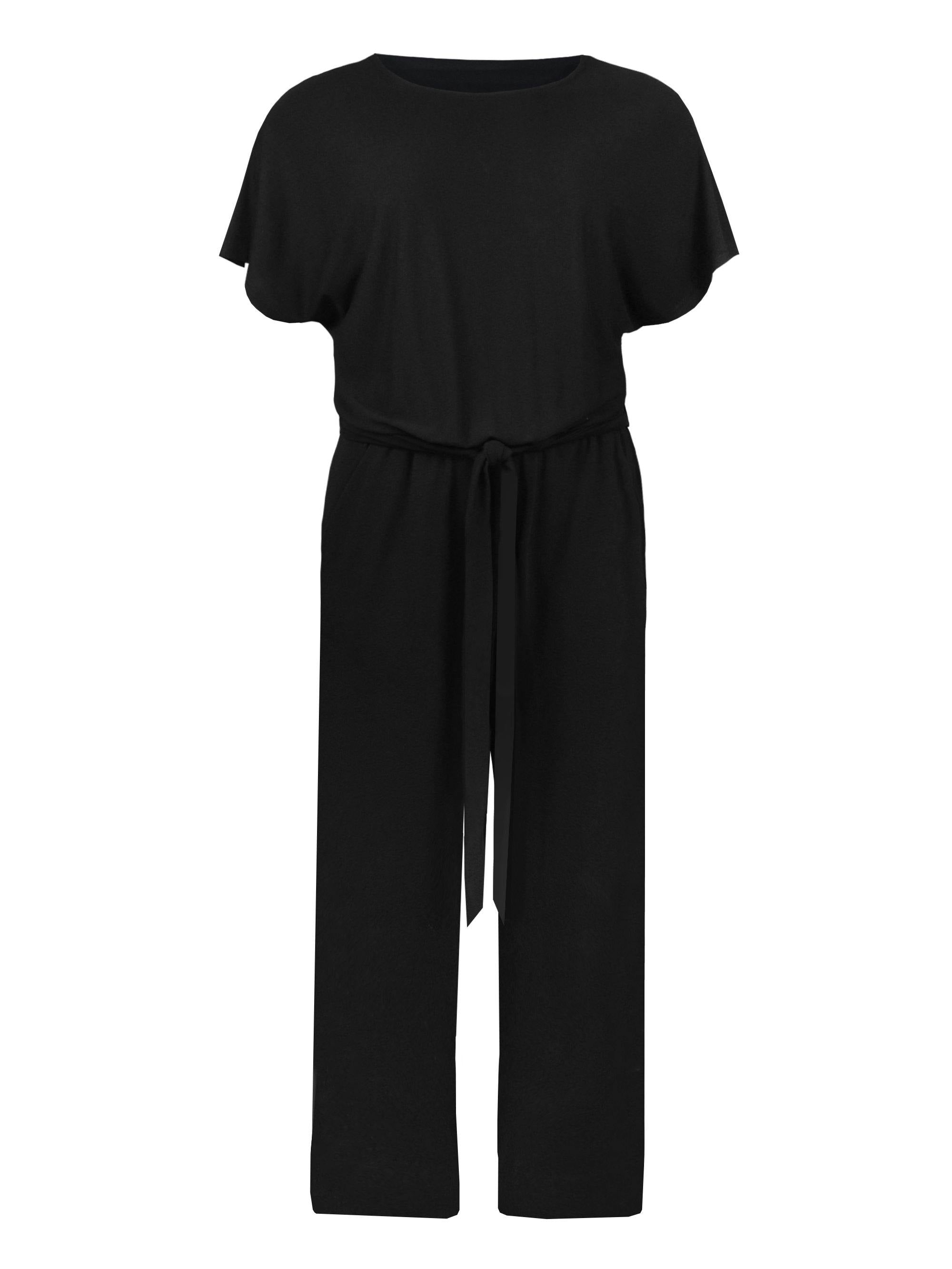 relaxed jersey jumpsuit