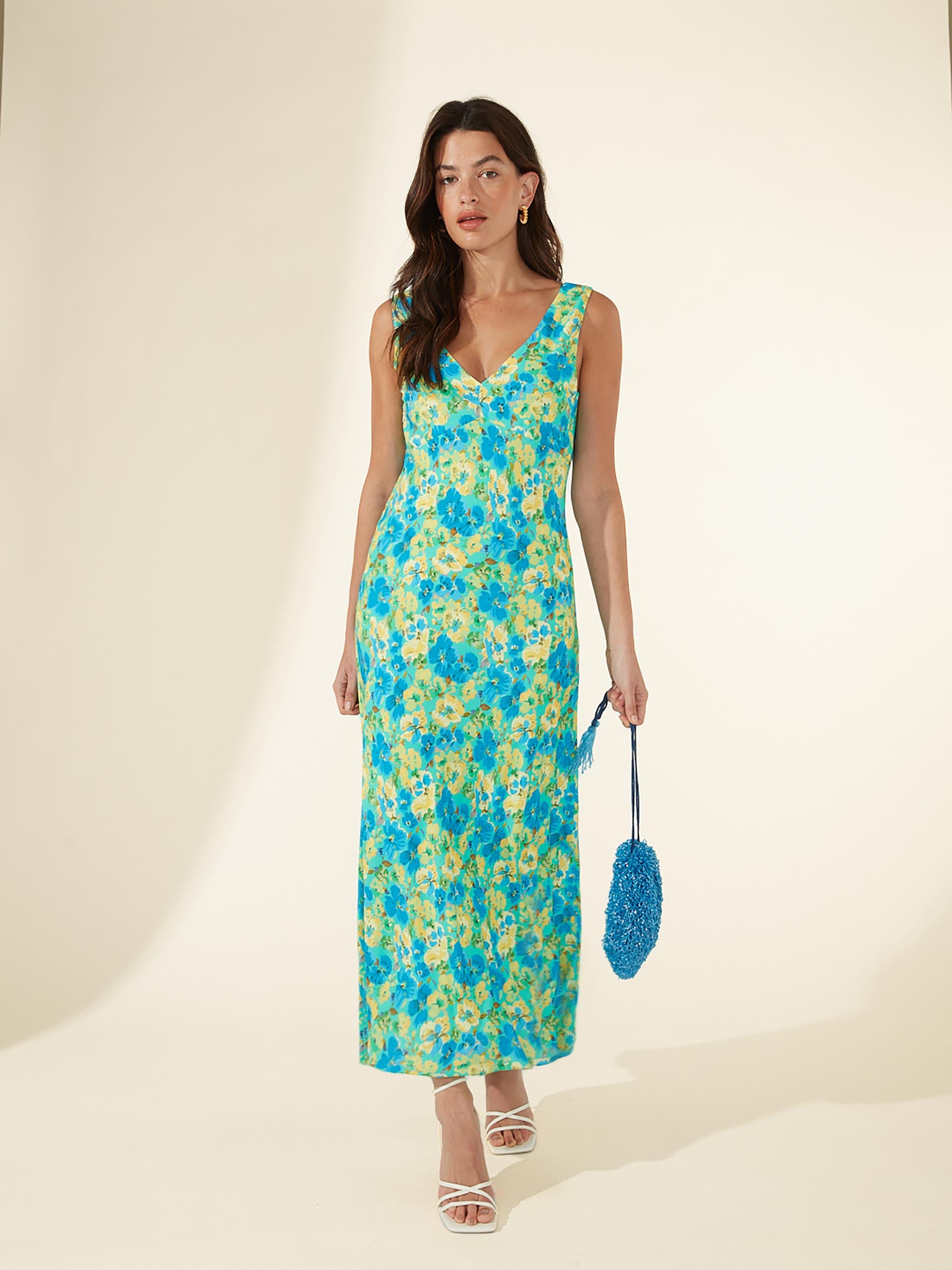 匿名配送【Limoges Floral Midi Dress】 13500円 - geoffsclub.com