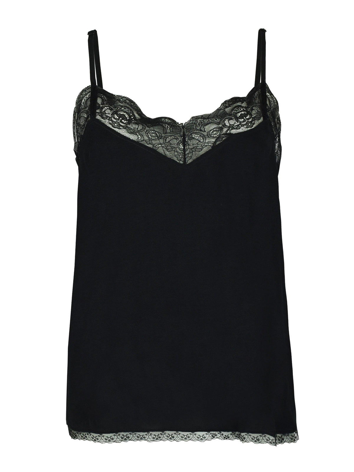 Green Lace Trim Cami – Ro&Zo