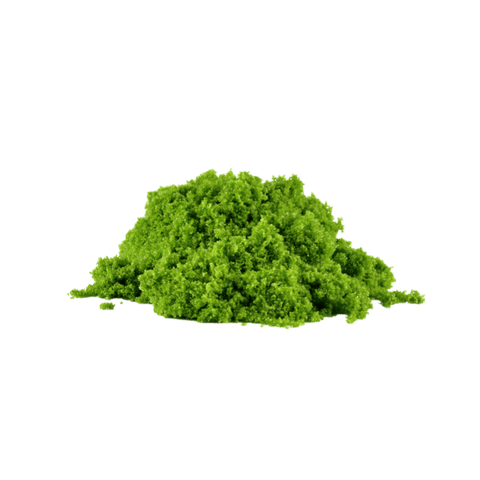 Plancton marino verde con antioxidantes para cabello