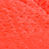 Fluffy Fleece Flannel AC Blanket-Red