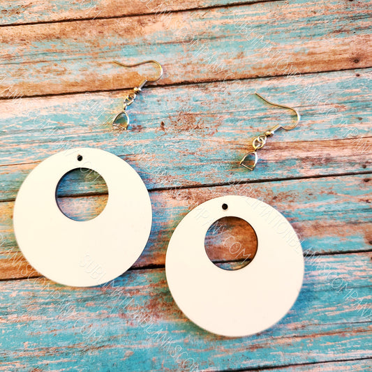 2-sided BOHO Earrings Sublimation Blank (2 pcs) + Hanging Hardware. La – Sublimation  Blanks Company