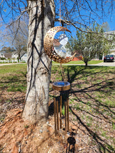 Load image into Gallery viewer, Solar Moon Sublimation Blank Wind Chimes. Also laserable!
