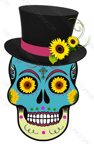 Free Free 316 Sunflower Sugar Skull Svg SVG PNG EPS DXF File